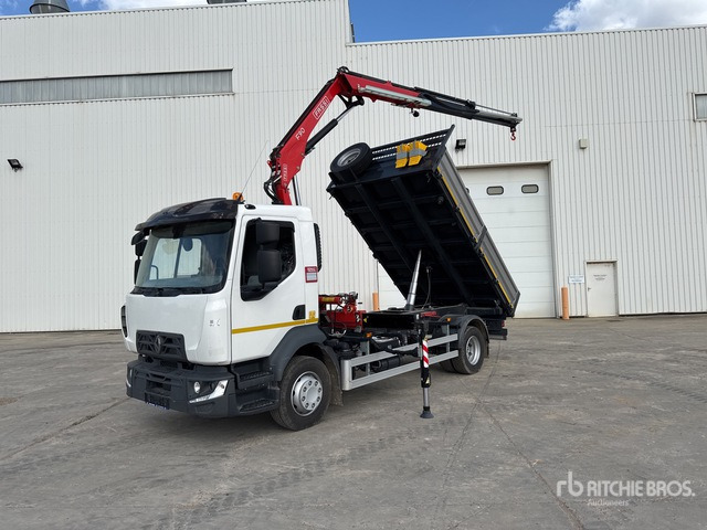 2024 Renault D210 2022 Fassi F90B 1.22E Dynamic 3 ... Dump Truck with Crane - Camião basculante, Camião grua: foto 3 2024 Renault D210 2022 Fassi F90B 1.22E Dynamic 3 ... Dump Truck with Crane - Camião basculante, Camião grua: foto 3