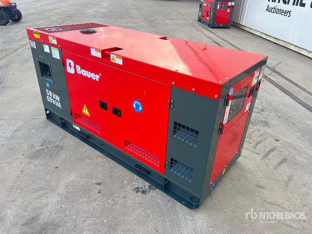 2025 Bauer GFS-50kW 62.5 kVA Skid-Mounted (Unused) Generator Set - Gerador elétrico: foto 3 2025 Bauer GFS-50kW 62.5 kVA Skid-Mounted (Unused) Generator Set - Gerador elétrico: foto 3