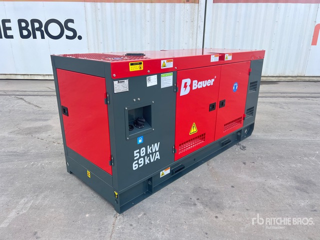 2025 Bauer GFS-50kW 62.5 kVA Skid-Mounted (Unused) Generator Set - Gerador elétrico: foto 1 2025 Bauer GFS-50kW 62.5 kVA Skid-Mounted (Unused) Generator Set - Gerador elétrico: foto 1