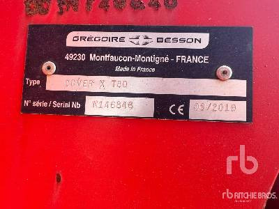 GREGOIRE BESSON COVER X T80 7.5 m Semi-Mount Offset Breaking - Grades de discos: foto 5 GREGOIRE BESSON COVER X T80 7.5 m Semi-Mount Offset Breaking - Grades de discos: foto 5