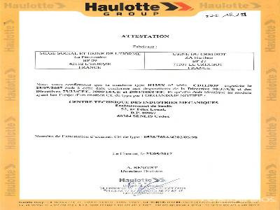 HAULOTTE H12SX Nacelle Ciseaux - Plataforma de Tijera/ Plataforma de tesoura: foto 1 HAULOTTE H12SX Nacelle Ciseaux - Plataforma de Tijera/ Plataforma de tesoura: foto 1