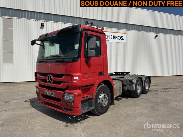 2010 Mercedes-Benz Actros 3351 V8 6x4 Tracteur Routier T/A Day Cab Truck Tractor - Tractor: foto 1 2010 Mercedes-Benz Actros 3351 V8 6x4 Tracteur Routier T/A Day Cab Truck Tractor - Tractor: foto 1