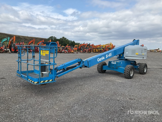 2014 Genie S45 4WD Diesel Telescopic Boom Lift - Triturador de martelos/ Destroçador: foto 3 2014 Genie S45 4WD Diesel Telescopic Boom Lift - Triturador de martelos/ Destroçador: foto 3