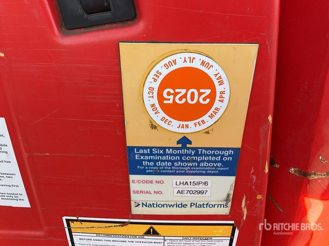 2014 Haulotte HA151P Articulating Boom Lift - Plataforma articulada: foto 1 2014 Haulotte HA151P Articulating Boom Lift - Plataforma articulada: foto 1