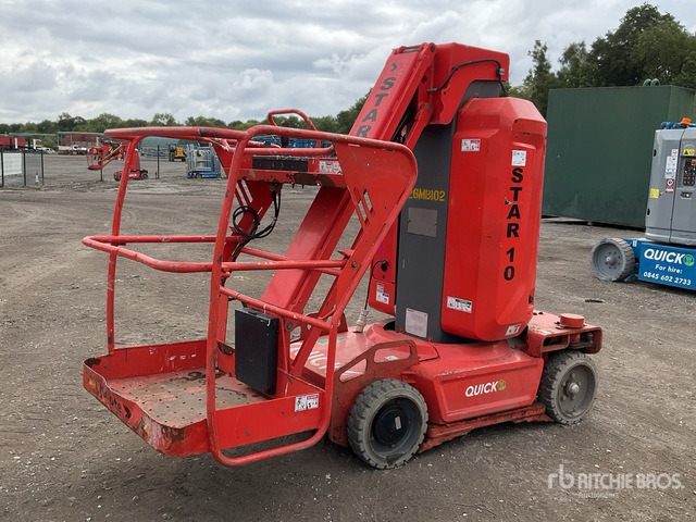 2015 Haulotte STAR 10 Electric 10 MTR Electric Mast Boom Articulating Boom Lift - Plataforma articulada: foto 1 2015 Haulotte STAR 10 Electric 10 MTR Electric Mast Boom Articulating Boom Lift - Plataforma articulada: foto 1