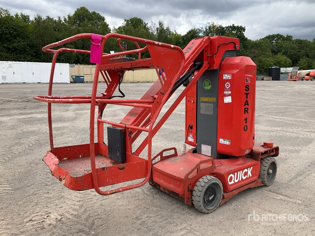 2016 Haulotte STAR 10 Electric 10 MTR Electric Mast Boom Articulating Boom Lift - Plataforma articulada: foto 2 2016 Haulotte STAR 10 Electric 10 MTR Electric Mast Boom Articulating Boom Lift - Plataforma articulada: foto 2