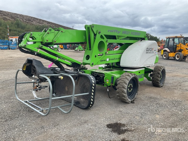 2016 Nifty HR21 4WD Hybrid (Inoperable) Articulating Boom Lift - Plataforma articulada: foto 2 2016 Nifty HR21 4WD Hybrid (Inoperable) Articulating Boom Lift - Plataforma articulada: foto 2