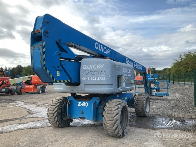 2017 Genie Z-80/60 4WD Diesel Articulating Boom Lift - Plataforma articulada: foto 4 2017 Genie Z-80/60 4WD Diesel Articulating Boom Lift - Plataforma articulada: foto 4