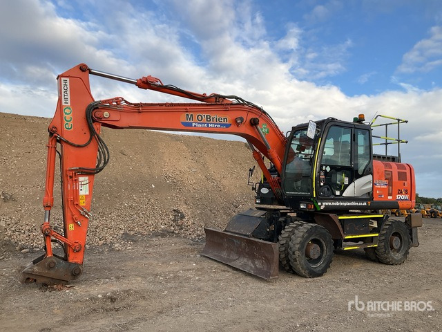 2017 Hitachi ZX170W-5 Highway Wheeled Excavator - Escavadeira de rodas: foto 1 2017 Hitachi ZX170W-5 Highway Wheeled Excavator - Escavadeira de rodas: foto 1