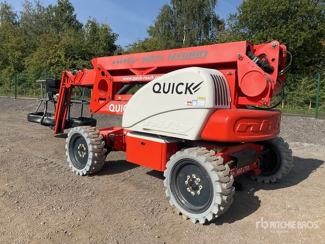 2017 Nifty HR21 4WD Hybrid Articulating Boom Lift - Plataforma articulada: foto 4 2017 Nifty HR21 4WD Hybrid Articulating Boom Lift - Plataforma articulada: foto 4