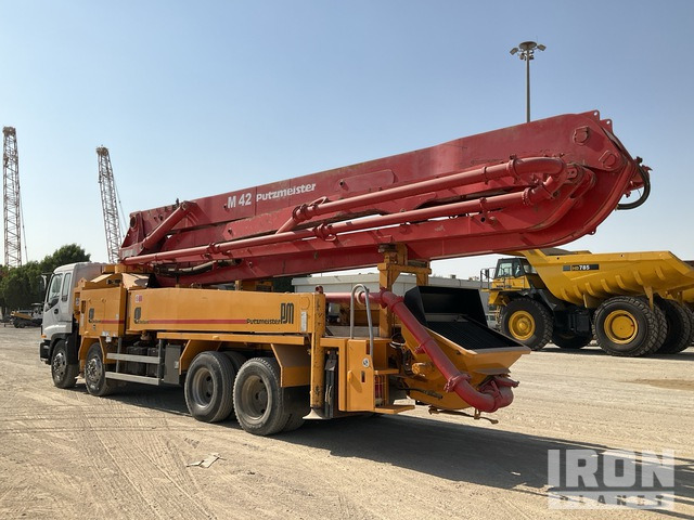 2002 Isuzu CXH50T 2003 Putzmeister M42 on 8x4 Twi ... Concrete Pump Truck - Autobomba de betão: foto 4 2002 Isuzu CXH50T 2003 Putzmeister M42 on 8x4 Twi ... Concrete Pump Truck - Autobomba de betão: foto 4
