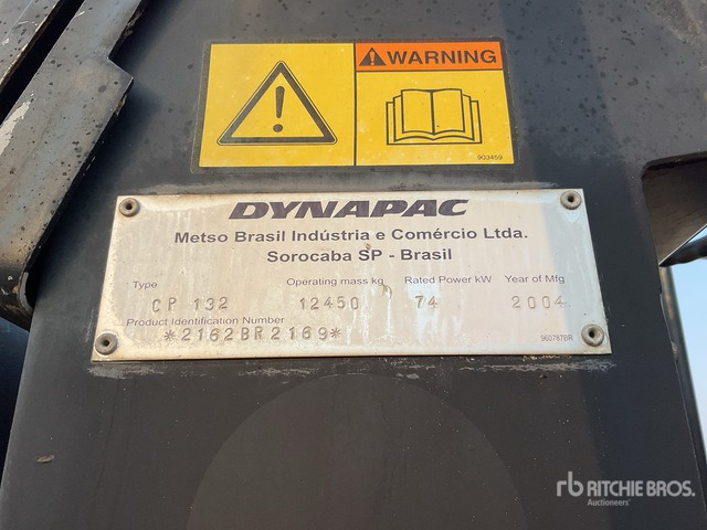 2004 Dynapac CP132 9 Wheel Pneumatic Roller - Compactador de pneus: foto 2 2004 Dynapac CP132 9 Wheel Pneumatic Roller - Compactador de pneus: foto 2