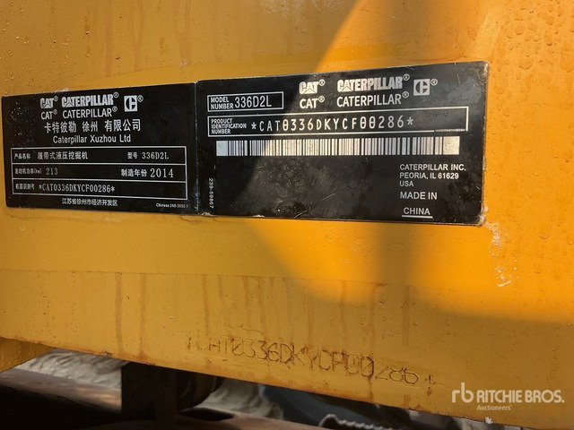 2014 Cat 336D2L - Escavadora de rastos: foto 1 2014 Cat 336D2L - Escavadora de rastos: foto 1