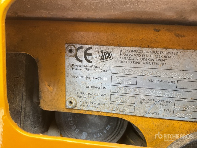 2016 JCB 8030 - Mini escavadeira: foto 3 2016 JCB 8030 - Mini escavadeira: foto 3