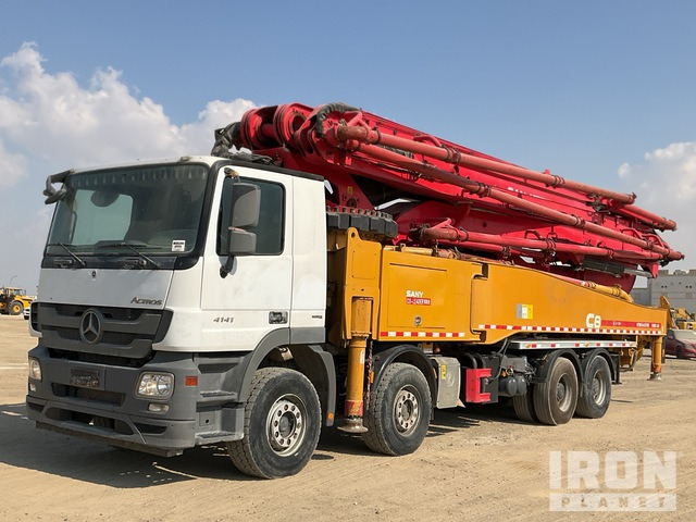 2019 Mercedes-Benz Actros 4141 2019 Sany SYM5443THB 56 m on 8x ... Concrete Pump Truck - Autobomba de betão: foto 1 2019 Mercedes-Benz Actros 4141 2019 Sany SYM5443THB 56 m on 8x ... Concrete Pump Truck - Autobomba de betão: foto 1