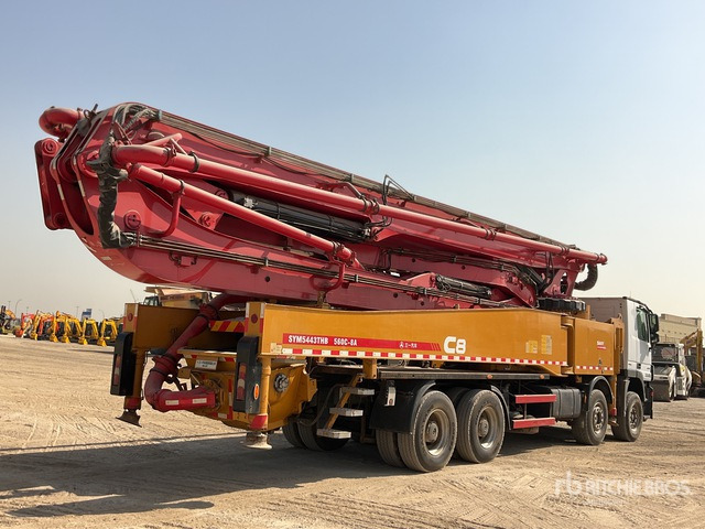 2019 Mercedes Benz Actros 4144 2019 Sany SYM5449THB 56 m on 8x ... Concrete Pump Truck - Autobomba de betão: foto 3 2019 Mercedes Benz Actros 4144 2019 Sany SYM5449THB 56 m on 8x ... Concrete Pump Truck - Autobomba de betão: foto 3