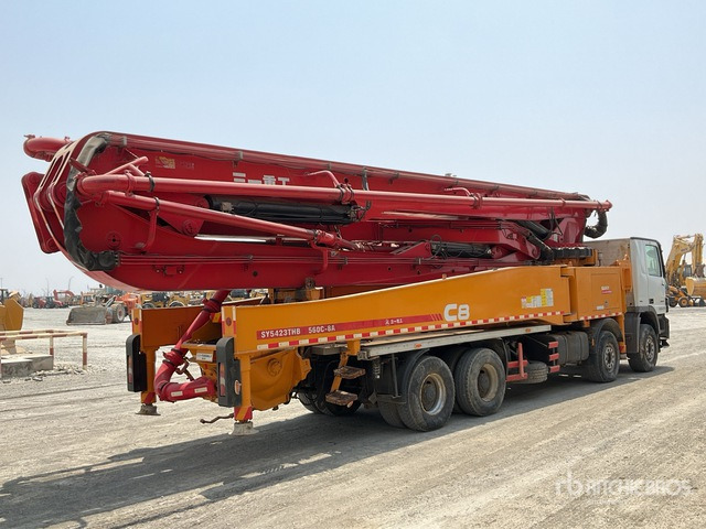 2020 Mercedes-Benz Actros 4141 2020 Sany SYM5449THBE 56 m on 8 ... Concrete Pump Truck - Autobomba de betão: foto 4 2020 Mercedes-Benz Actros 4141 2020 Sany SYM5449THBE 56 m on 8 ... Concrete Pump Truck - Autobomba de betão: foto 4