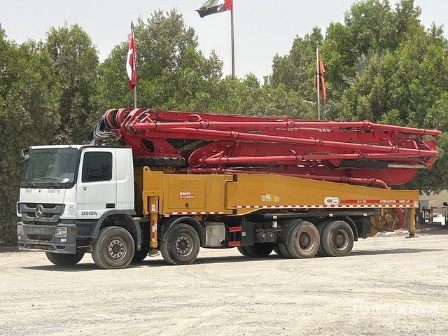 2020 Mercedes-Benz Actros 4141 2020 Sany SYM5449THBE 56 m on 8 ... Concrete Pump Truck - Triturador de martelos/ Destroçador: foto 2 2020 Mercedes-Benz Actros 4141 2020 Sany SYM5449THBE 56 m on 8 ... Concrete Pump Truck - Triturador de martelos/ Destroçador: foto 2