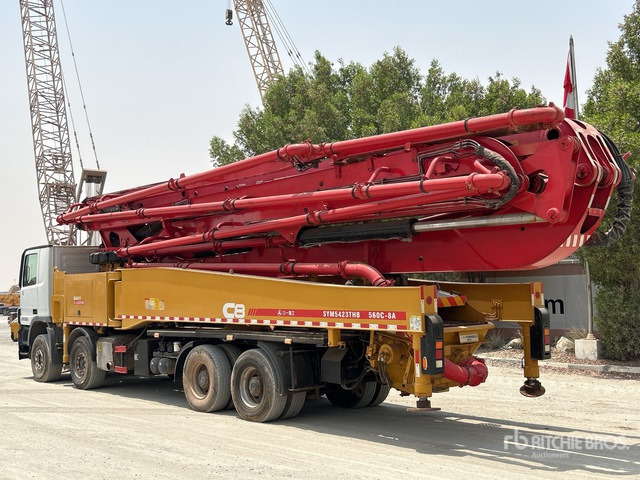 2020 Mercedes-Benz Actros 4141 2020 Sany SYM5449THBE 56 m on 8 ... Concrete Pump Truck - Triturador de martelos/ Destroçador: foto 3 2020 Mercedes-Benz Actros 4141 2020 Sany SYM5449THBE 56 m on 8 ... Concrete Pump Truck - Triturador de martelos/ Destroçador: foto 3
