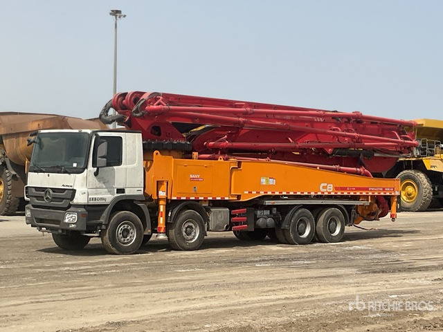 2020 Mercedes-Benz Actros 4143 2020 Sany SYM5449THBE 56 m on 8 ... Concrete Pump Truck - Autobomba de betão: foto 1 2020 Mercedes-Benz Actros 4143 2020 Sany SYM5449THBE 56 m on 8 ... Concrete Pump Truck - Autobomba de betão: foto 1
