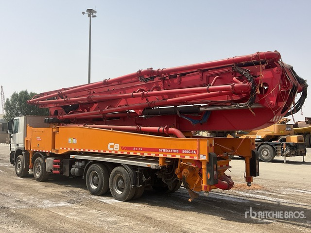 2020 Mercedes-Benz Actros 4143 2020 Sany SYM5449THBE 56 m on 8 ... Concrete Pump Truck - Autobomba de betão: foto 3 2020 Mercedes-Benz Actros 4143 2020 Sany SYM5449THBE 56 m on 8 ... Concrete Pump Truck - Autobomba de betão: foto 3