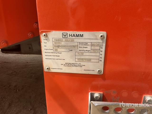 2023 Hamm HD99i - Compactador de asfalto: foto 3 2023 Hamm HD99i - Compactador de asfalto: foto 3