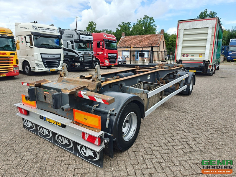 A.J.K. AEEL/10-20/19.5 2-Assen Gigant - Container Aanhanger - Schijfremmen - Luchtvering - Borgingssysteem - Reboque transportador de contêineres/ Caixa móvel: foto 2 A.J.K. AEEL/10-20/19.5 2-Assen Gigant - Container Aanhanger - Schijfremmen - Luchtvering - Borgingssysteem - Reboque transportador de contêineres/ Caixa móvel: foto 2