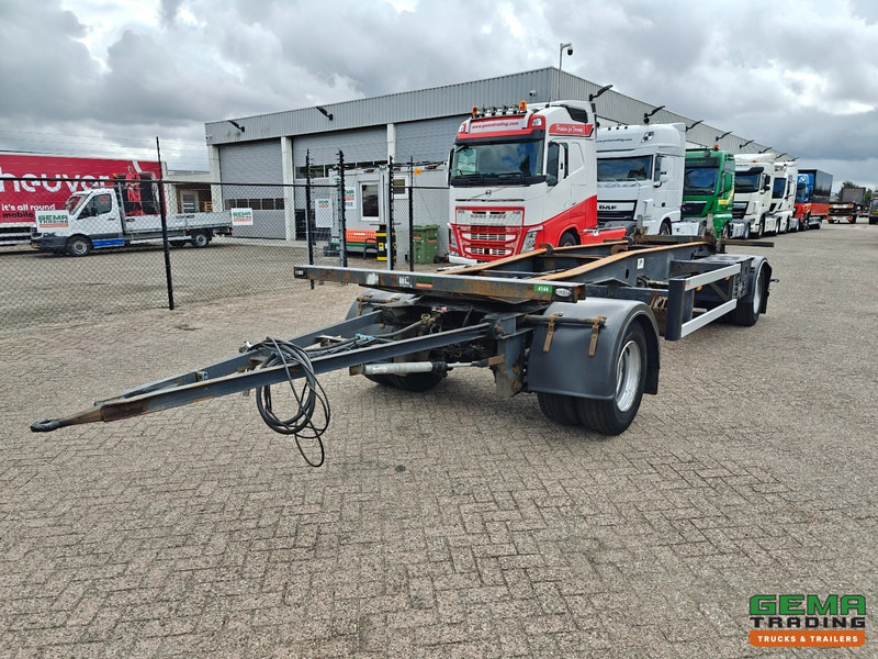 A.J.K. AEEL/10-20/19.5 2-Assen Gigant - Container Aanhanger - Schijfremmen - Luchtvering - Borgingssysteem - Reboque transportador de contêineres/ Caixa móvel: foto 1 A.J.K. AEEL/10-20/19.5 2-Assen Gigant - Container Aanhanger - Schijfremmen - Luchtvering - Borgingssysteem - Reboque transportador de contêineres/ Caixa móvel: foto 1