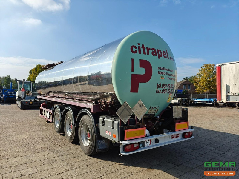 Atcomex TO/27TRI/38ST Bitum - 3-Assen ROR - ADR FL AT - 30.000L - LiftAs - Schijfremmen - Semi-reboque cisterna: foto 3 Atcomex TO/27TRI/38ST Bitum - 3-Assen ROR - ADR FL AT - 30.000L - LiftAs - Schijfremmen - Semi-reboque cisterna: foto 3