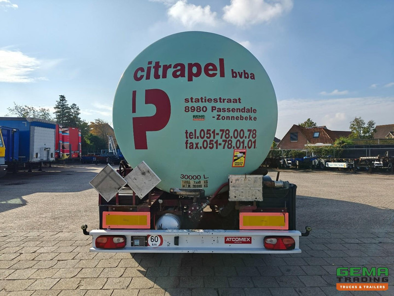 Atcomex TO/27TRI/38ST Bitum - 3-Assen ROR - ADR FL AT - 30.000L - LiftAs - Schijfremmen - Semi-reboque cisterna: foto 5 Atcomex TO/27TRI/38ST Bitum - 3-Assen ROR - ADR FL AT - 30.000L - LiftAs - Schijfremmen - Semi-reboque cisterna: foto 5