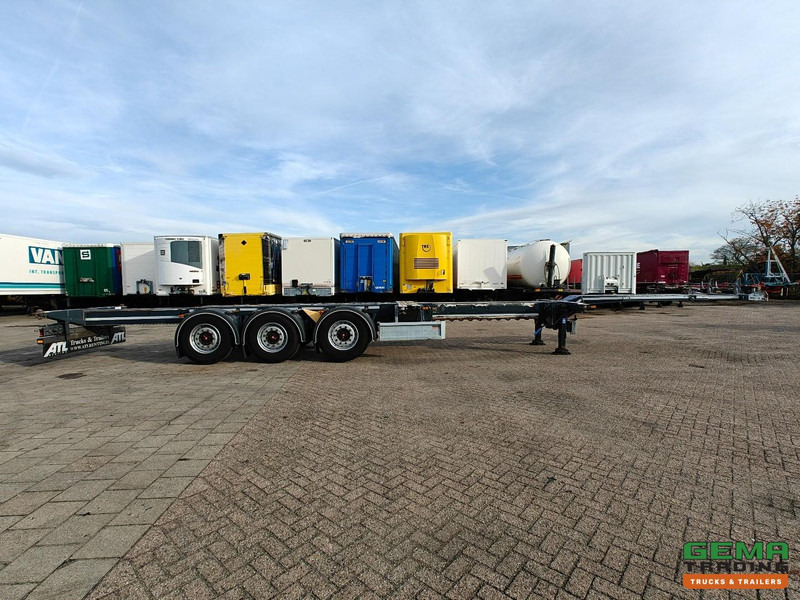Semi-reboque transportador de contêineres/ Caixa móvel D-Tec FLEXITRAILER VCC-01 MULTI 3 Assen SAF - Multi - LiftAs - Schijfremmen - Alle aansluitingen - 4834KG: foto 16