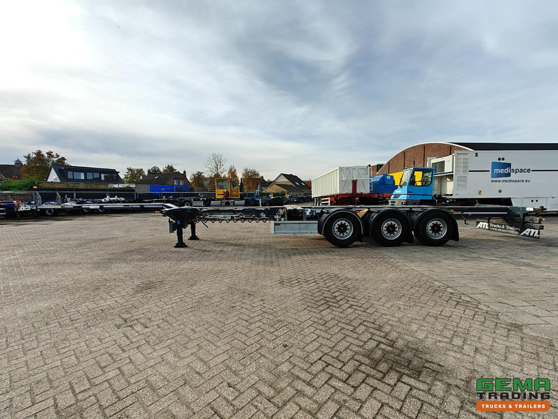 Semi-reboque transportador de contêineres/ Caixa móvel D-Tec FLEXITRAILER VCC-01 MULTI 3 Assen SAF - Multi - LiftAs - Schijfremmen - Alle aansluitingen - 4834KG: foto 15