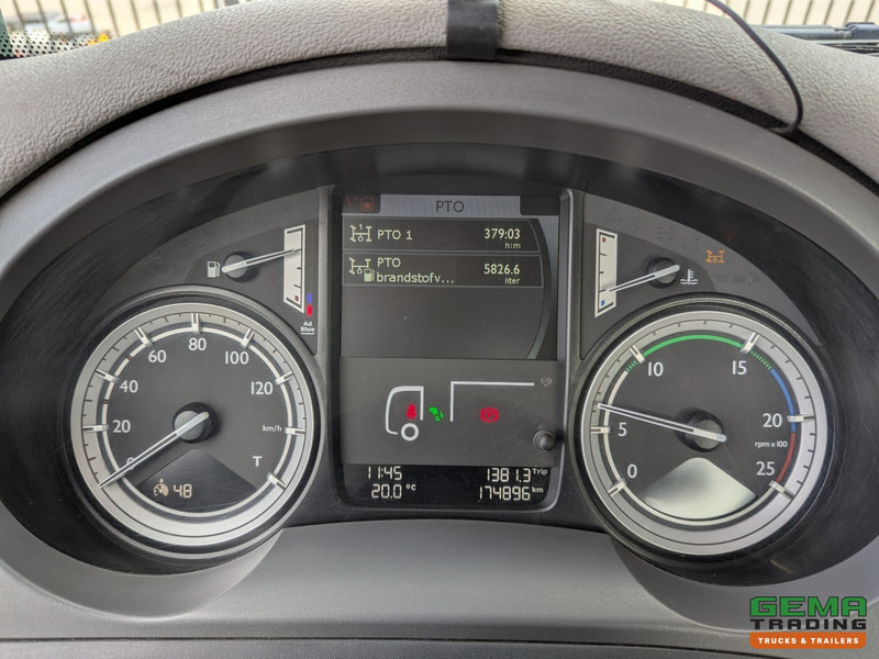 Camião de caixa aberta/ Plataforma, Camião grua DAF CF 330 FAT 6x4 Dagcab Euro6A - Open laadbak 6.4m + PM 15522 - RadioGrafisch - Handgeschakeld - 08/2025APK: foto 17