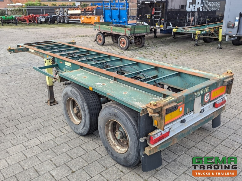 Flandria OP 20V 2A 2-Assen ROR - DrumBrakes - Steel Suspension - 20FT (O1980) - Semi-reboque transportador de contêineres/ Caixa móvel: foto 2 Flandria OP 20V 2A 2-Assen ROR - DrumBrakes - Steel Suspension - 20FT (O1980) - Semi-reboque transportador de contêineres/ Caixa móvel: foto 2