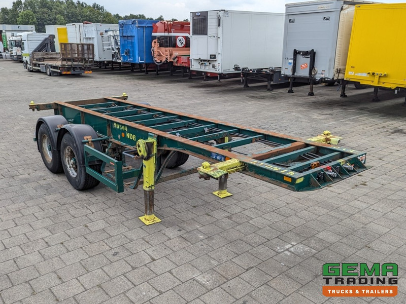 Flandria OP CC 2A 2-Assen ROR DrumBrakes - Steel Suspension - 3110KG - 20FT (O1915) - Semi-reboque transportador de contêineres/ Caixa móvel: foto 3 Flandria OP CC 2A 2-Assen ROR DrumBrakes - Steel Suspension - 3110KG - 20FT (O1915) - Semi-reboque transportador de contêineres/ Caixa móvel: foto 3