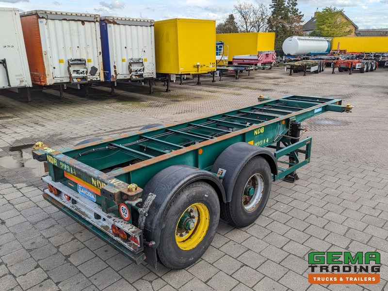 Flandria OP CC 2A 20FT 2-Assen ROR DrumBrakes - Leaf Suspension - 3120KG (O1789) - Semi-reboque transportador de contêineres/ Caixa móvel: foto 2 Flandria OP CC 2A 20FT 2-Assen ROR DrumBrakes - Leaf Suspension - 3120KG (O1789) - Semi-reboque transportador de contêineres/ Caixa móvel: foto 2