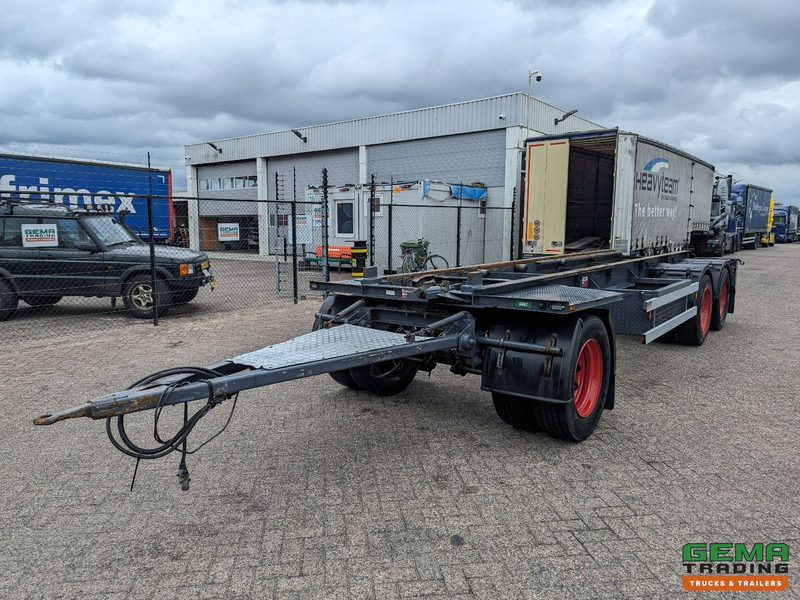 GS AC 2800 N 3-Assen BPW - ContainerAanhanger 7.10m - Blad Geveerd - Trommelremmen - Dubbellucht - Reboque transportador de contêineres/ Caixa móvel: foto 2 GS AC 2800 N 3-Assen BPW - ContainerAanhanger 7.10m - Blad Geveerd - Trommelremmen - Dubbellucht - Reboque transportador de contêineres/ Caixa móvel: foto 2