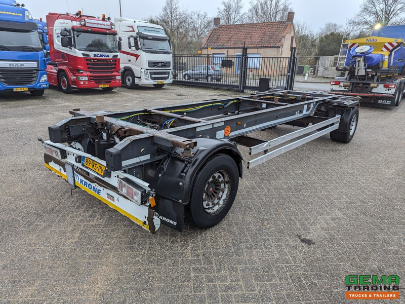 Krone AZ 2-Assen SAF - BDF Systeem - Schijfremmen - Luchtvering - Reboque transportador de contêineres/ Caixa móvel: foto 2 Krone AZ 2-Assen SAF - BDF Systeem - Schijfremmen - Luchtvering - Reboque transportador de contêineres/ Caixa móvel: foto 2
