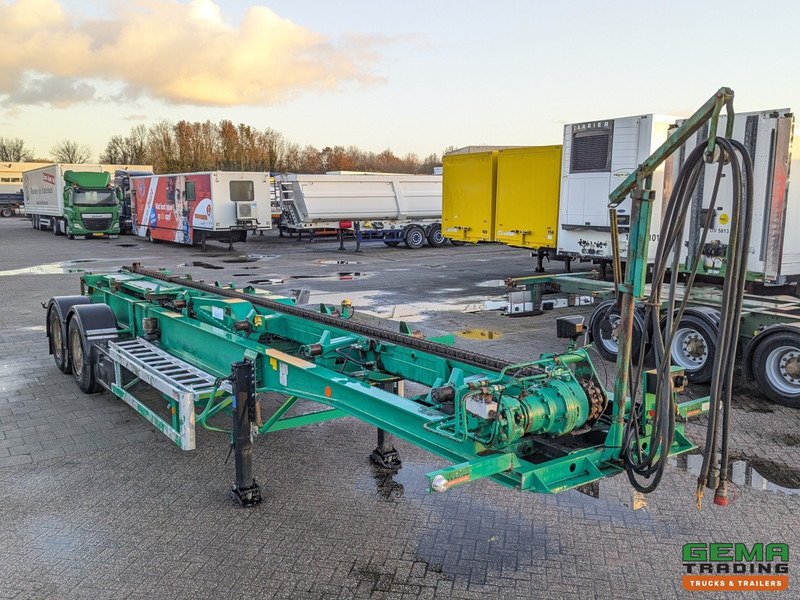 Semi-reboque transportador de contêineres/ Caixa móvel LAG O-2-33 EZCL 2-Assen BPW - Trommelremmen - Translift TL-26.65 KettingSysteem 9.6m: foto 6