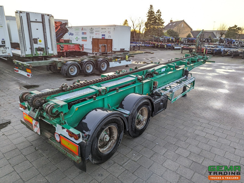 LAG O-2-33 EZCL 2-Assen BPW - Trommelremmen - Translift TL-26.65 KettingSysteem 9.6m - Semi-reboque transportador de contêineres/ Caixa móvel: foto 1 LAG O-2-33 EZCL 2-Assen BPW - Trommelremmen - Translift TL-26.65 KettingSysteem 9.6m - Semi-reboque transportador de contêineres/ Caixa móvel: foto 1