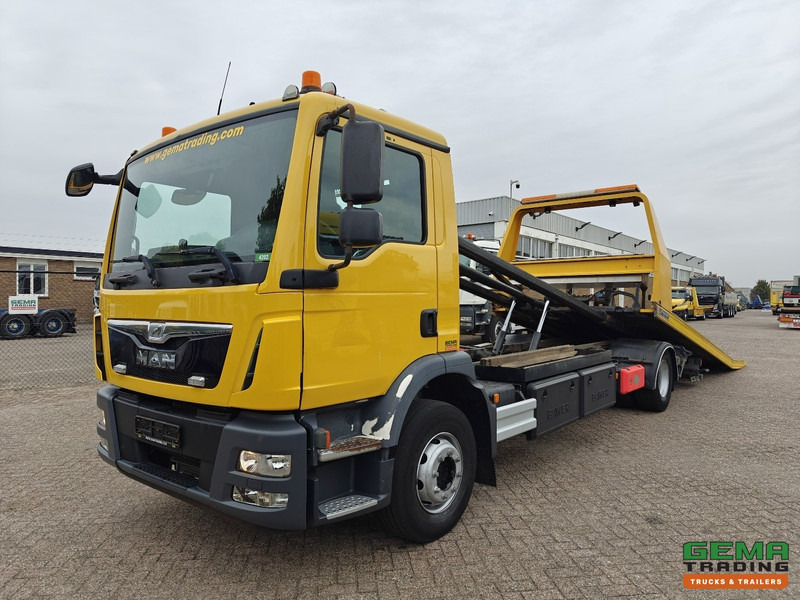 MAN TGM 15.290 4x2 Dagcabine (3 pl) Euro6 - Jige Simplex 6T5 + Lier 3.5T + Bril 3000kg - Caminhão reboque: foto 1 MAN TGM 15.290 4x2 Dagcabine (3 pl) Euro6 - Jige Simplex 6T5 + Lier 3.5T + Bril 3000kg - Caminhão reboque: foto 1