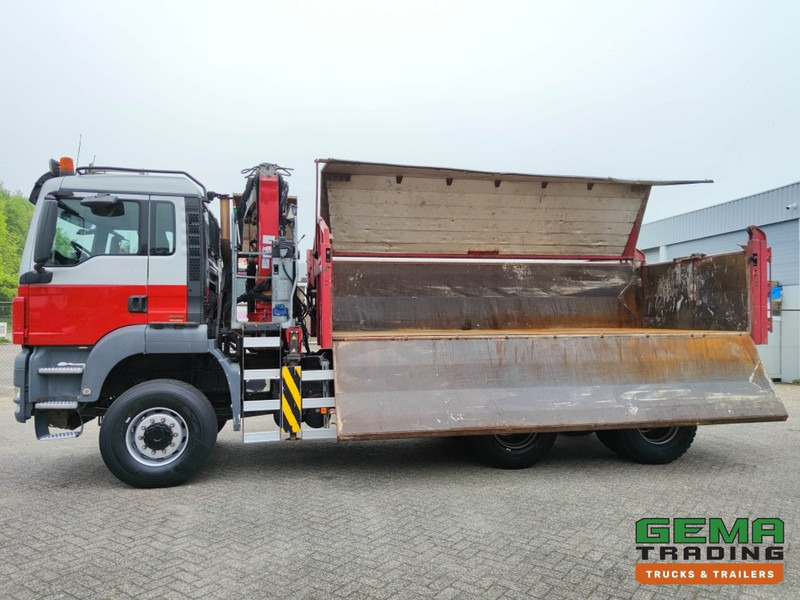 Camião basculante, Camião grua MAN TGS 26.400 6x6 4 Daycab Euro4 - HMF1643Z2 - Hyva 2-Zijdige Kipper 5.4m. - REBUILT ENGINE - TOP! (V584): foto 10