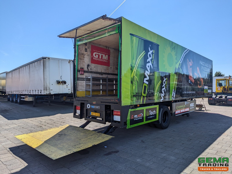 Netam-Fruehauf ONCRK 20 110 1-As SAF - CITY - Geslotenbak 10.45m - Kabel gestuurd - Laadklep 1500kg - Semi-reboque furgão: foto 1 Netam-Fruehauf ONCRK 20 110 1-As SAF - CITY - Geslotenbak 10.45m - Kabel gestuurd - Laadklep 1500kg - Semi-reboque furgão: foto 1