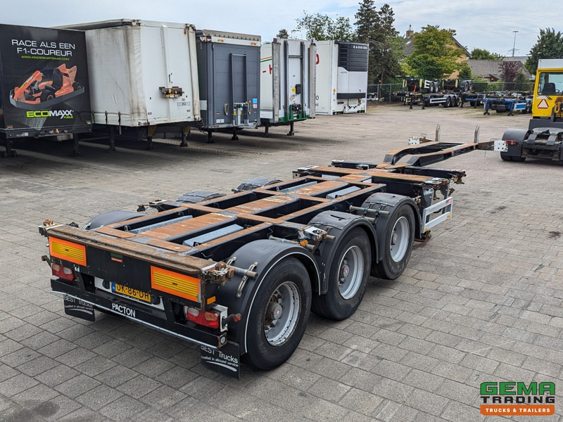 Pacton T3-010 3-Assen SAF - MULTI - Trommelremmen - LiftAs - 3x Uitschuifbaar - 07/2025APK - Semi-reboque transportador de contêineres/ Caixa móvel: foto 3 Pacton T3-010 3-Assen SAF - MULTI - Trommelremmen - LiftAs - 3x Uitschuifbaar - 07/2025APK - Semi-reboque transportador de contêineres/ Caixa móvel: foto 3