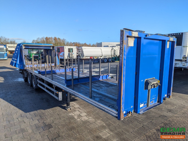 Samro ST39WGWE 12.9M 3-Assen BPW - SchuifKap - Lift/Stuur-as - HH Vloer - Bokken - Rongen - Semi-reboque de lona: foto 2 Samro ST39WGWE 12.9M 3-Assen BPW - SchuifKap - Lift/Stuur-as - HH Vloer - Bokken - Rongen - Semi-reboque de lona: foto 2