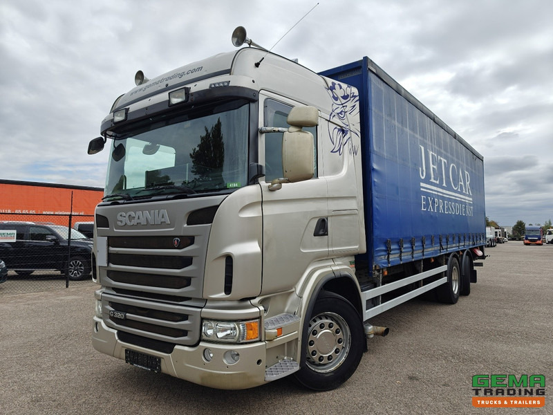 Scania G320 6x2/4 Highline Euro5 - Schuifzeilenbak 8.6m + Laadklep 2000KG - Omvormer 220V - 04/2026 APK - Camião de lona: foto 1 Scania G320 6x2/4 Highline Euro5 - Schuifzeilenbak 8.6m + Laadklep 2000KG - Omvormer 220V - 04/2026 APK - Camião de lona: foto 1