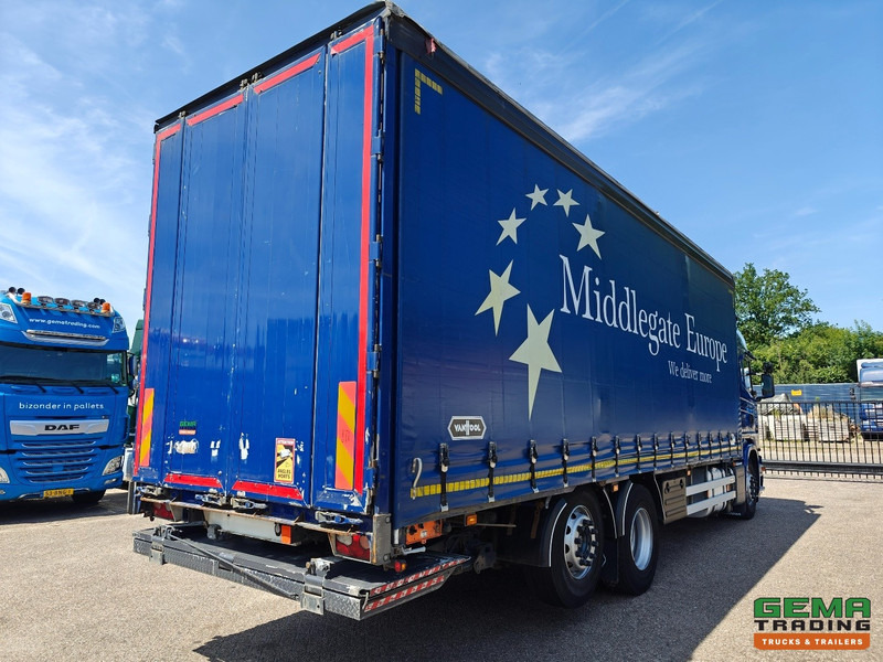 Scania G410 6x2/4 Streamline Euro6 - Retarder - Schuifzeilenbak 8.2M + Laadklep 1500kg - Smart Tacho V2 - Camião de lona: foto 4 Scania G410 6x2/4 Streamline Euro6 - Retarder - Schuifzeilenbak 8.2M + Laadklep 1500kg - Smart Tacho V2 - Camião de lona: foto 4