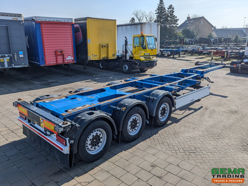 Schmitz Cargobull SGF*S3 3-Assen Schmitz - Schijfremmen - Achterschuiver - 20/30/40FT Aansluitingen - Semi-reboque transportador de contêineres/ Caixa móvel: foto 1 Schmitz Cargobull SGF*S3 3-Assen Schmitz - Schijfremmen - Achterschuiver - 20/30/40FT Aansluitingen - Semi-reboque transportador de contêineres/ Caixa móvel: foto 1