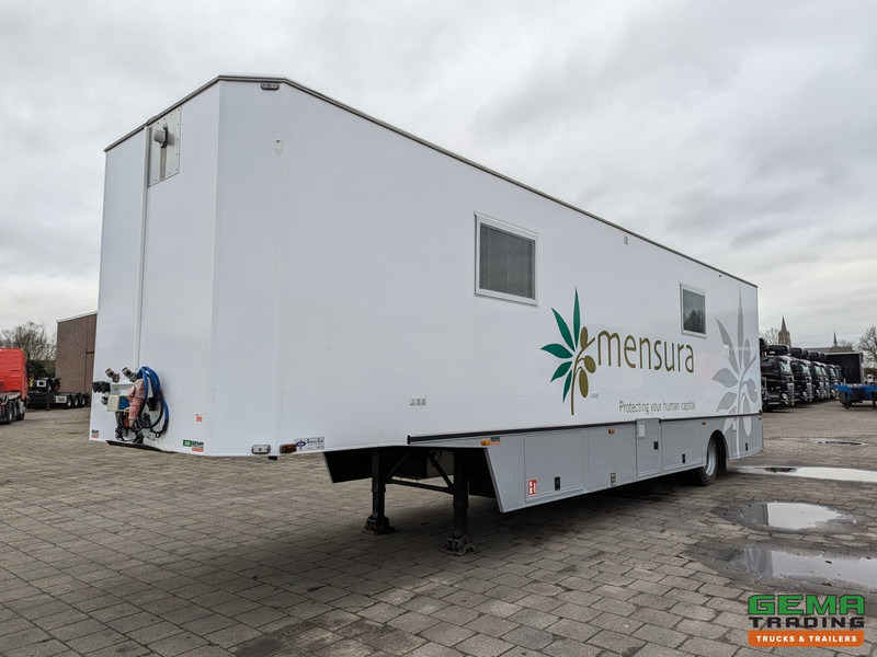 Trax S161DAP 1-Assige 11.3m KantoorTrailer / MobileHome - Airco's - Toilet - Standkachel - Watertank - Semi-reboque: foto 2 Trax S161DAP 1-Assige 11.3m KantoorTrailer / MobileHome - Airco's - Toilet - Standkachel - Watertank - Semi-reboque: foto 2