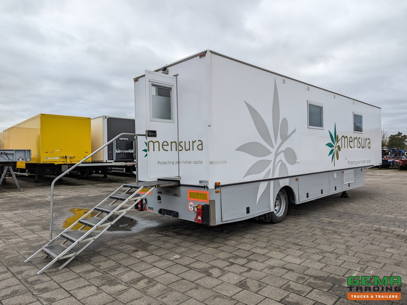Trax S161DAP 1-Assige 11.3m KantoorTrailer / MobileHome - Airco's - Toilet - Standkachel - Watertank - Semi-reboque: foto 1 Trax S161DAP 1-Assige 11.3m KantoorTrailer / MobileHome - Airco's - Toilet - Standkachel - Watertank - Semi-reboque: foto 1